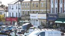 Beverley Morris & Co office in Blackheath next to other shops.